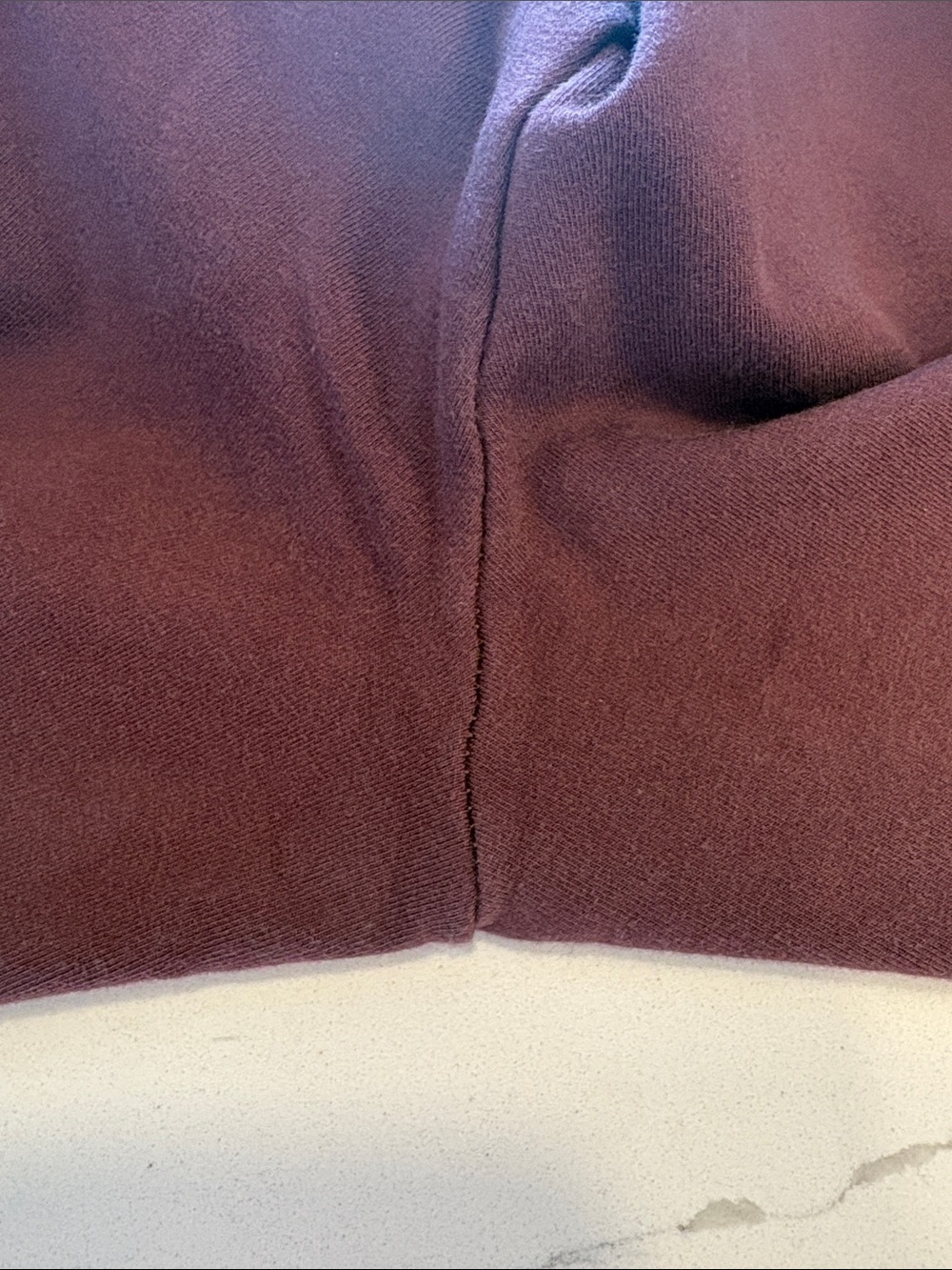 Barefoot Dreams Cozy Straight Leg Lounge Pants ~ Size Large Tall ~ Burgundy - Picture 6 of 9